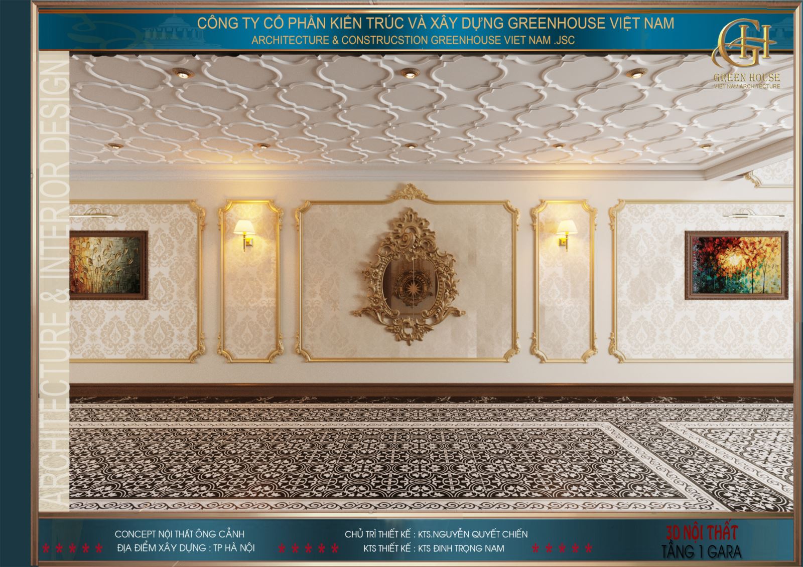 Hệ thống hoa văn trang trí ấn tượng