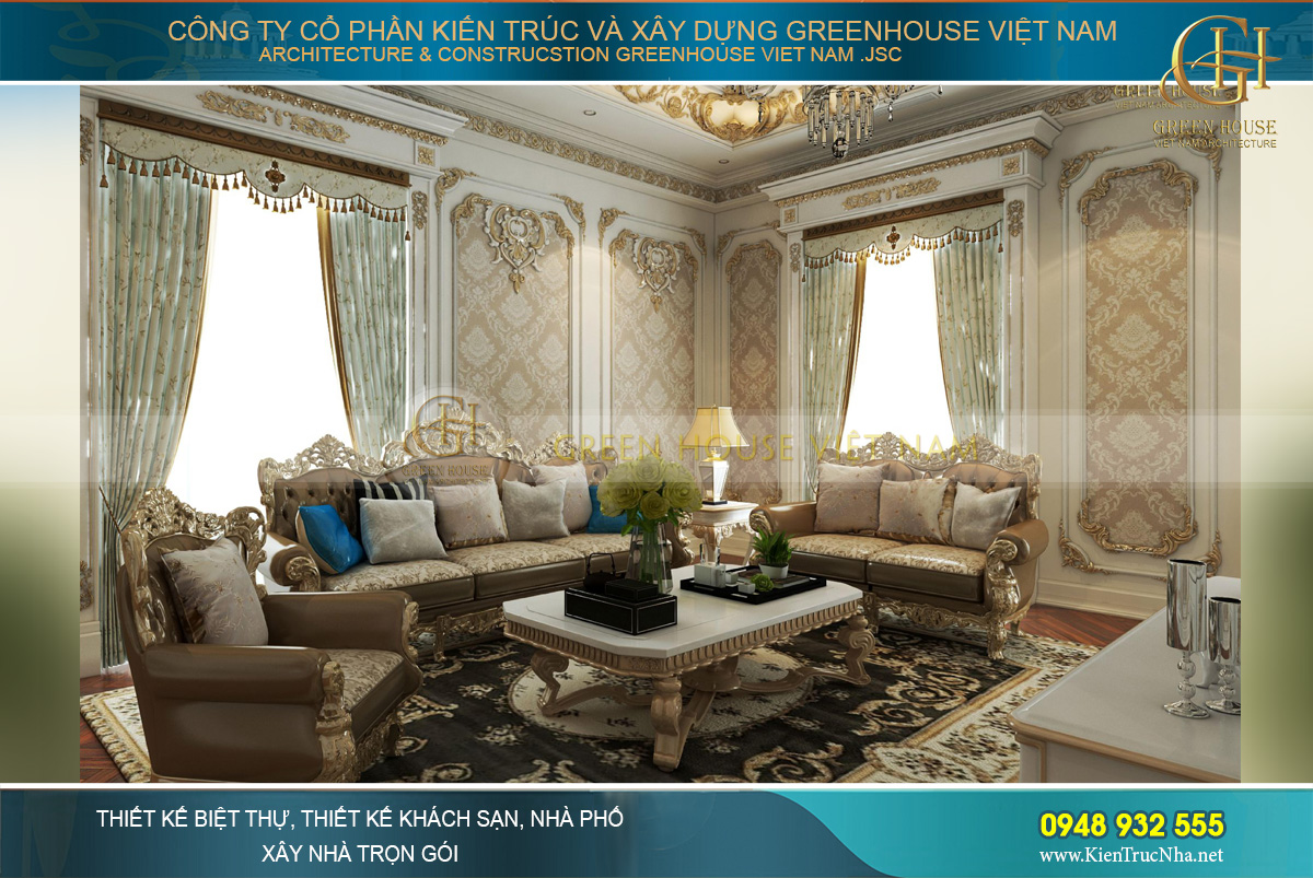 Chỉ là một không gian phụ trong phòng ngủ, nhưng thư phòng vẫn được thiết kế tỉ mỉ, chau chuốt với vẻ đẹp đẳng cấp đến khó tin