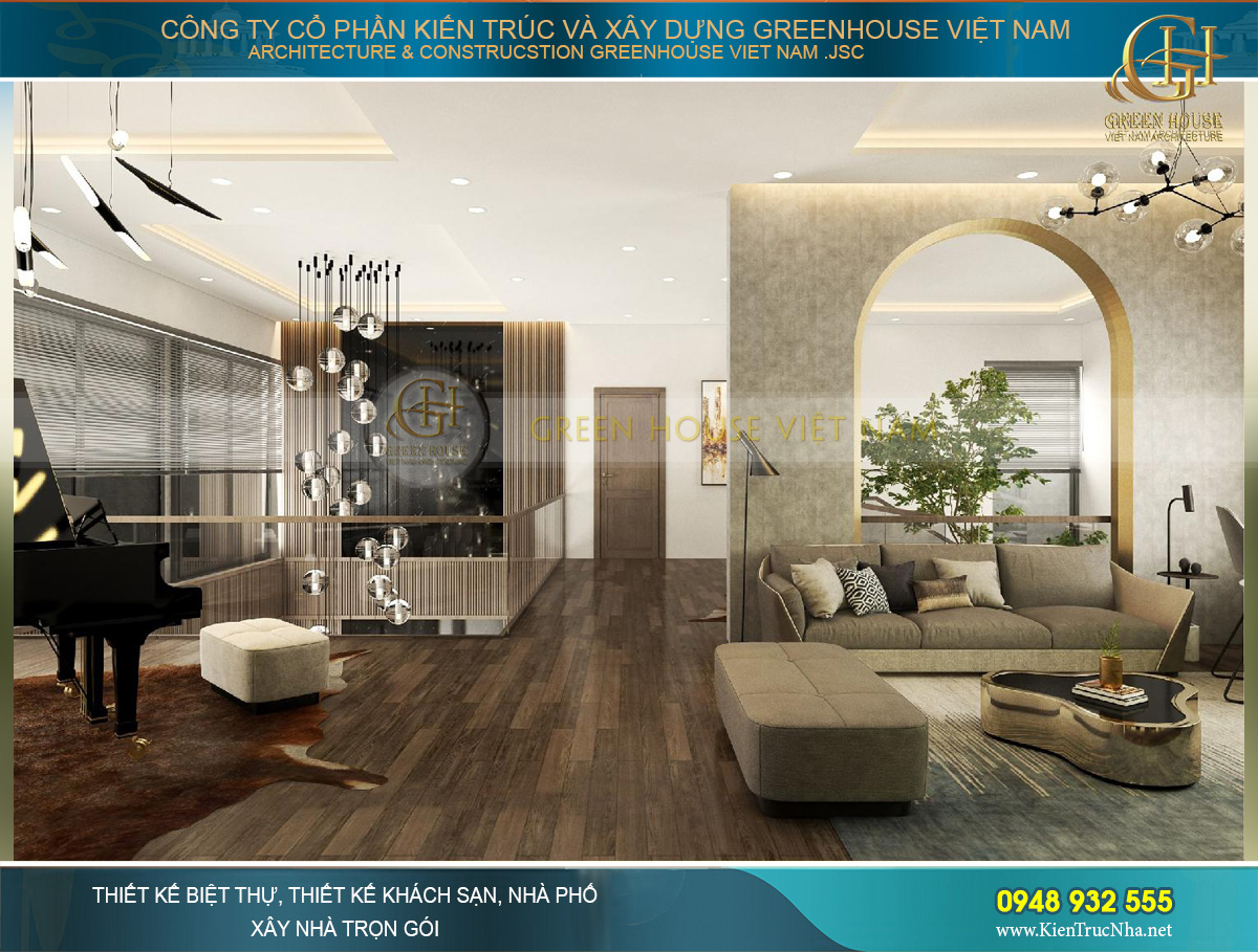 Bên cạnh đó là khu vực đọc sách, sinh hoạt chung của gia đình