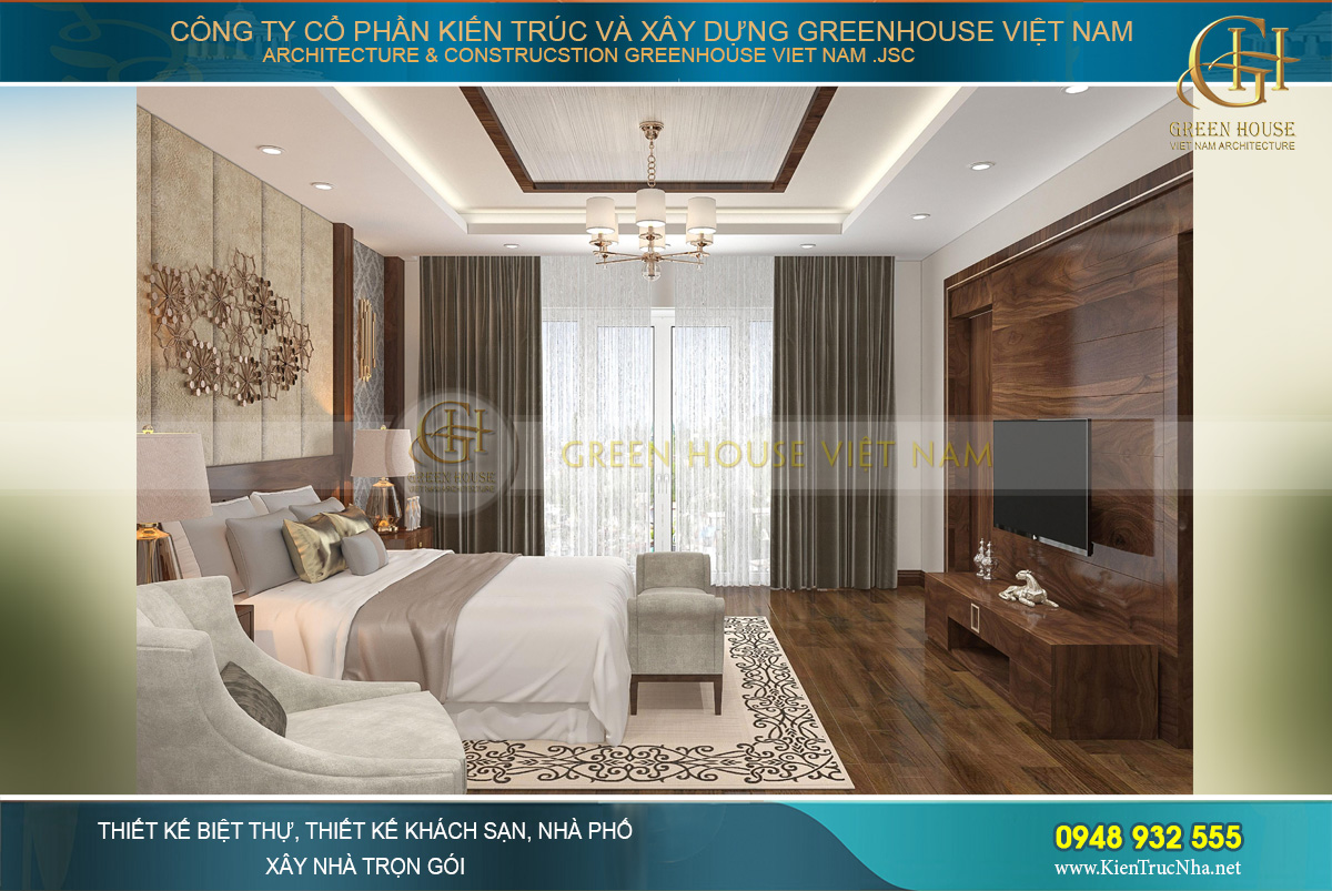 Một phần là nhờ khung tường kính lớn nới rộng không gian