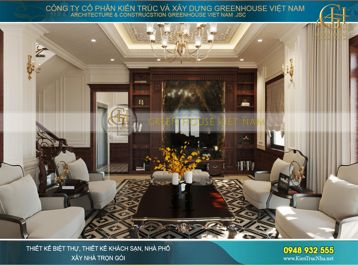 Những gam màu trên đồ nội thất được lựa chọn và phối hợp hài hòa, đầy chất nghệ thuật