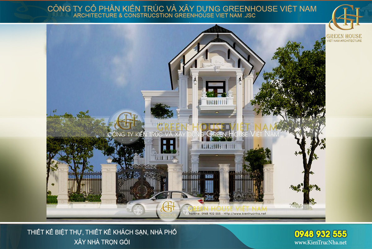 Thiết kế gọn gàng, sắc nét nhưng vẫn toát lên nét đẹp sang trọng, kiêu sa của phong cách tân cổ điển