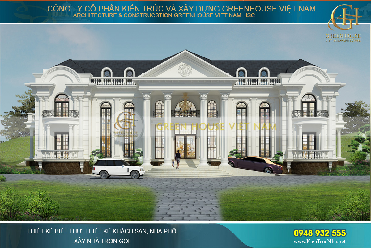 Lâu đài dinh thự toát ra hơi thở của quyền thế nhưng vẫn rất thấm nhuần phong cách riêng biệt