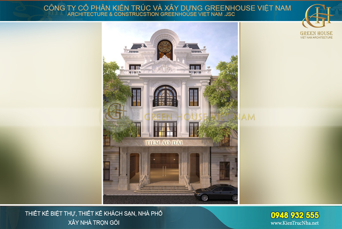Green House Việt Nam thiết kế nhà phố hiện đại, độc đáo