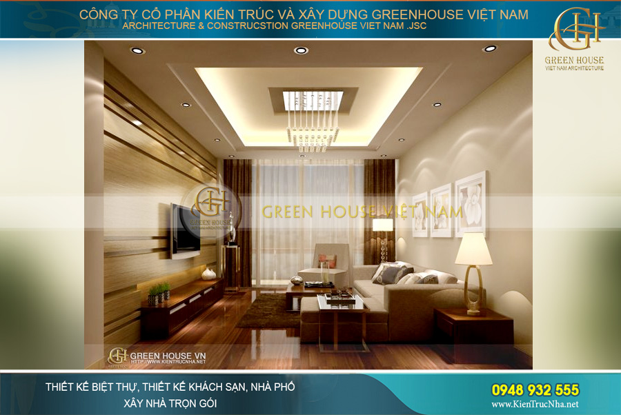 thiết kế nội thất căn hộ chung cư tại Mandarin Garden Hà Nội