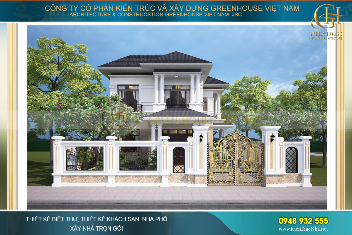 Green House Việt Nam đơn vị thiết kế và thi công nội thất biệt thự đẹp uy tín nhất TP.HCM