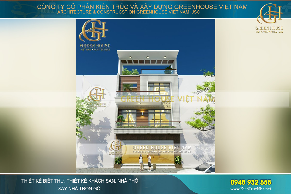 Green House Việt Nam chuyên thiết kế nhà phố sang trọng, hiện đại tại Hà Nội
