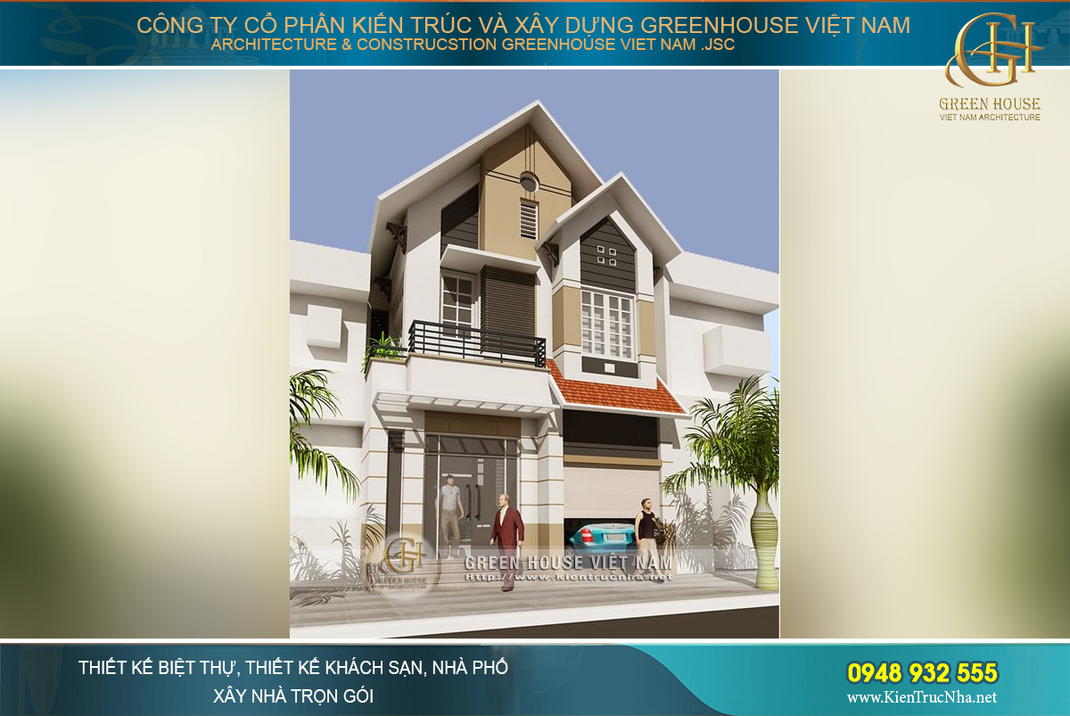Một số lưu ý khi thiết kế nhà phố hiện đại 3 tầng tại Bắc Giang