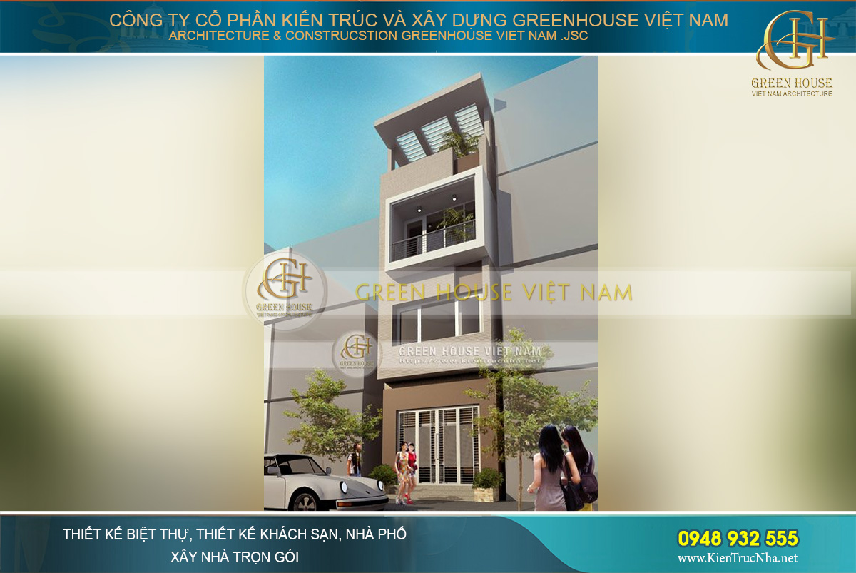 Mách bạn cách xây dựng nhà phố 3 tầng hiện đại, tiện nghi tại Bắc Giang
