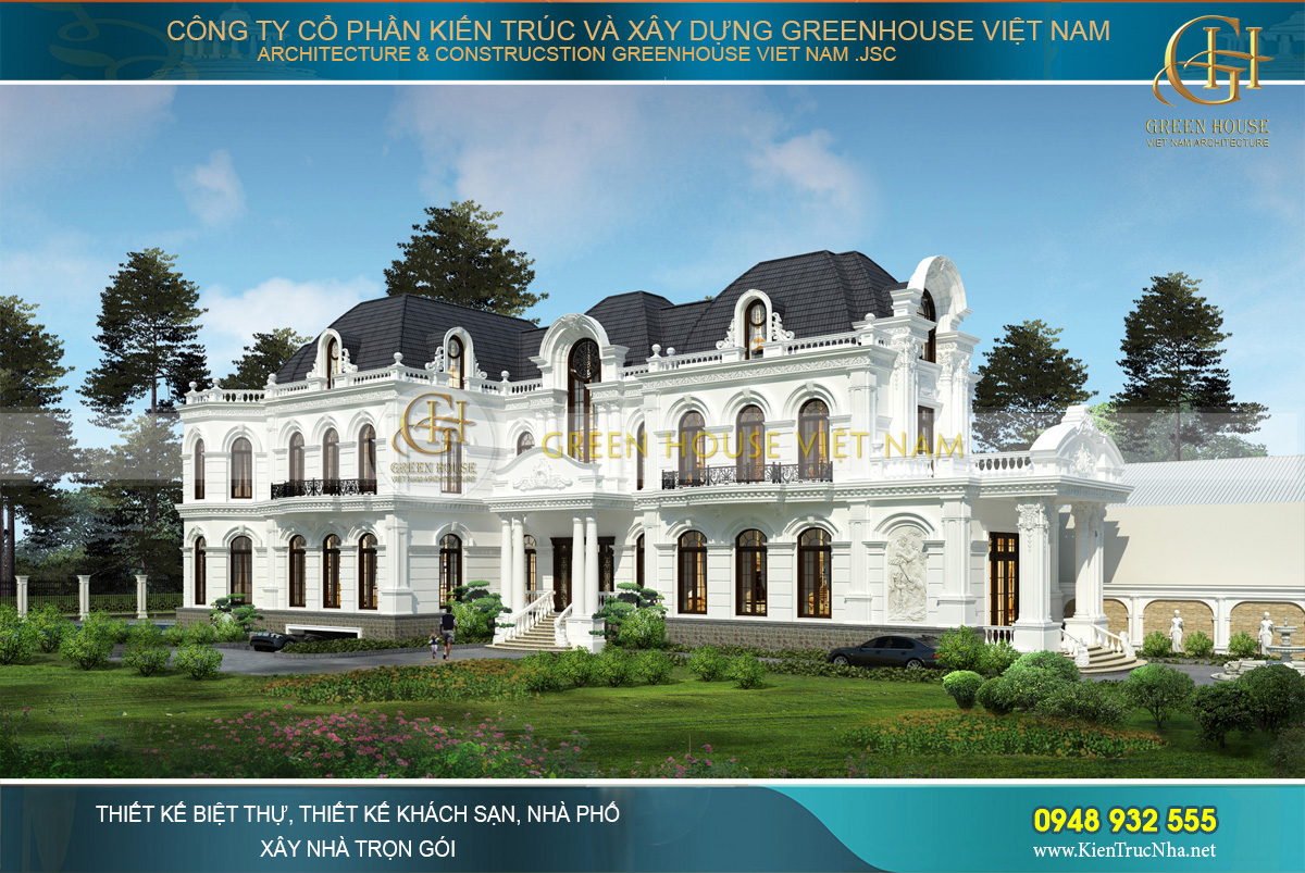 Bí quyết sở hữu căn biệt thự đẹp hoàn mỹ với những bản thiết kế của Green House Việt Nam
