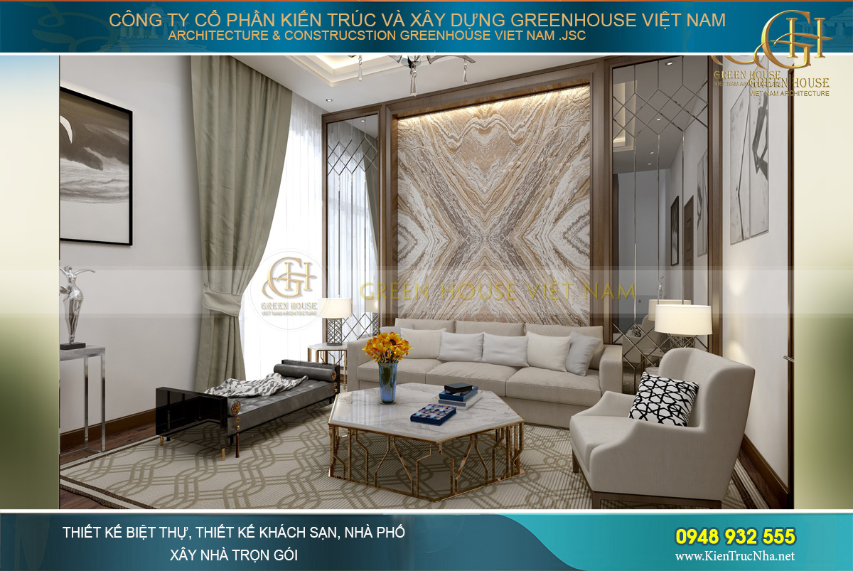 Vẻ đẹp hiện đại toát lên trên từng chi tiết trang trí
