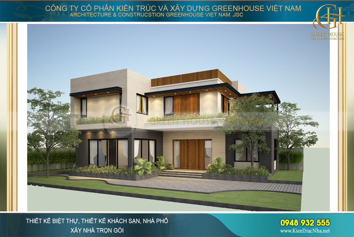 Thiết kế biệt thự hiện đại hợp phong thủy là nguyên tắc vô cùng quan trọng