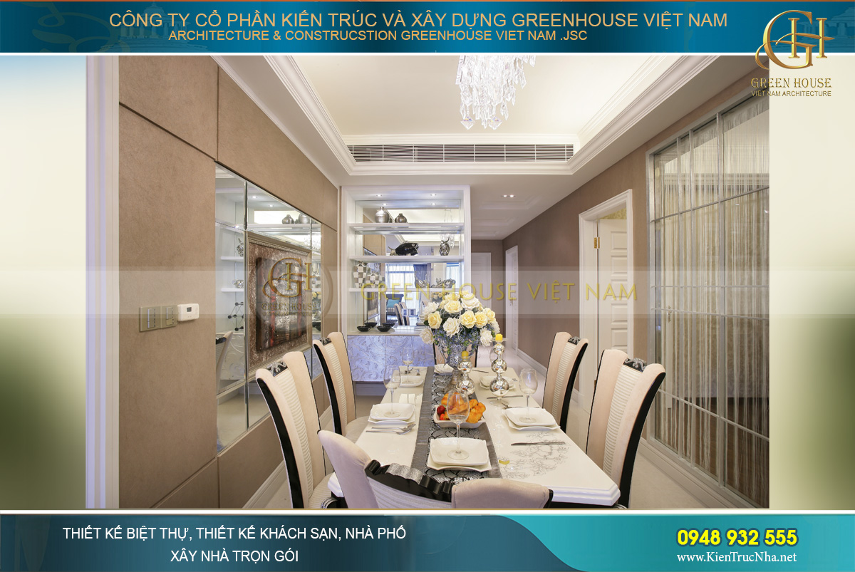 Không nên bố trí của phòng bếp thành một đường thẳng với cửa trước cửa sau