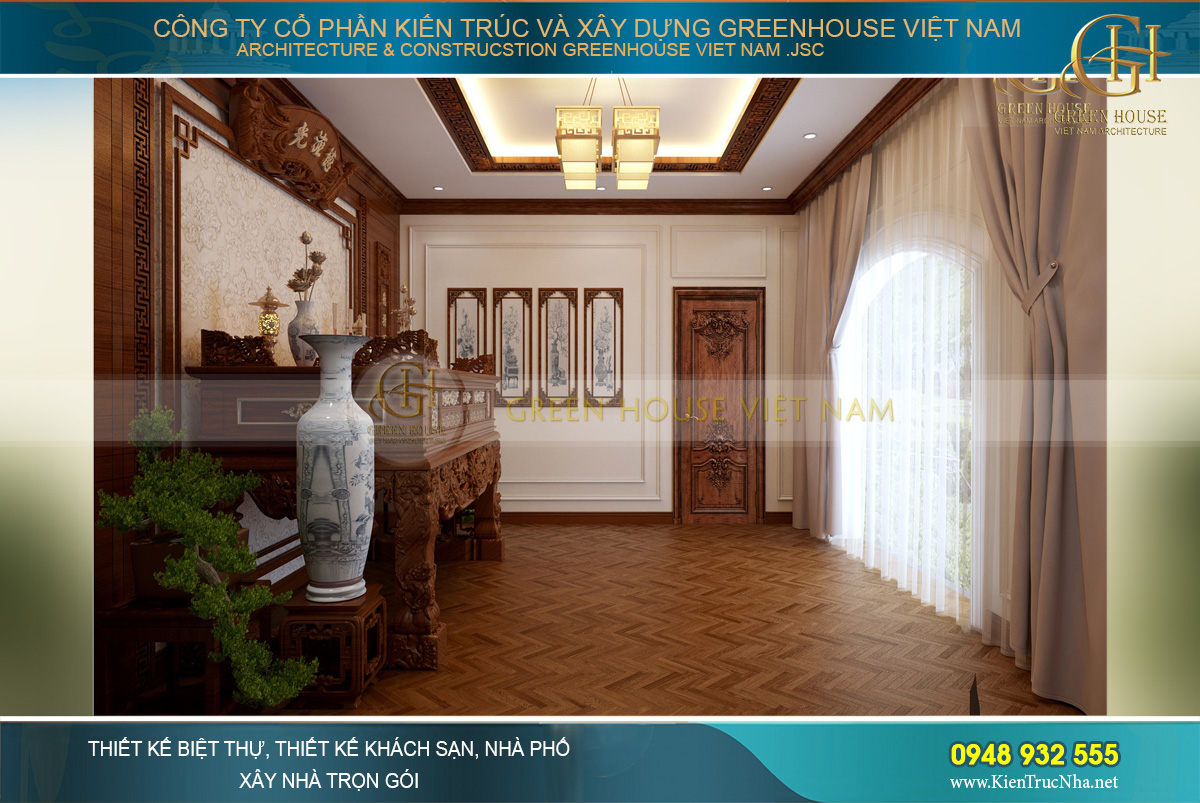 Vẻ đẹp truyền thống, linh thiêng của phòng thờ gia tiên