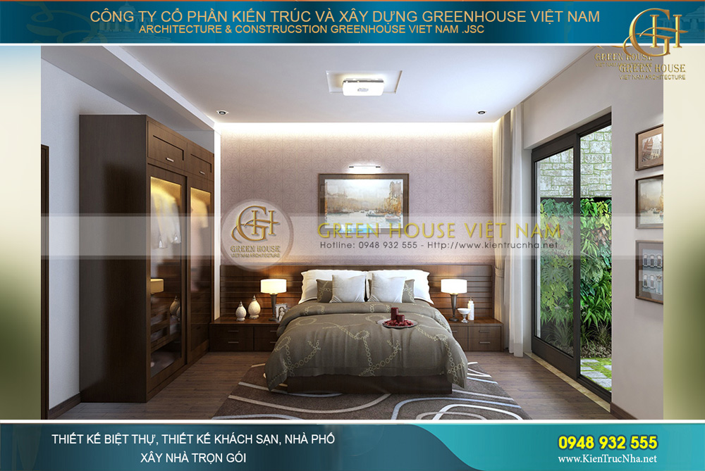 Vẻ đẹp của phòng ngủ hiện đại được chủ nhân hài lòng và đánh giá cao
