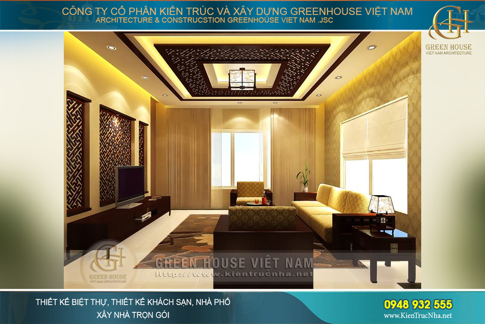 Không gian phòng khách với thiết kế đơn giản nhưng vẫn toát lên vẻ đẹp sang trọng, ấn tượng