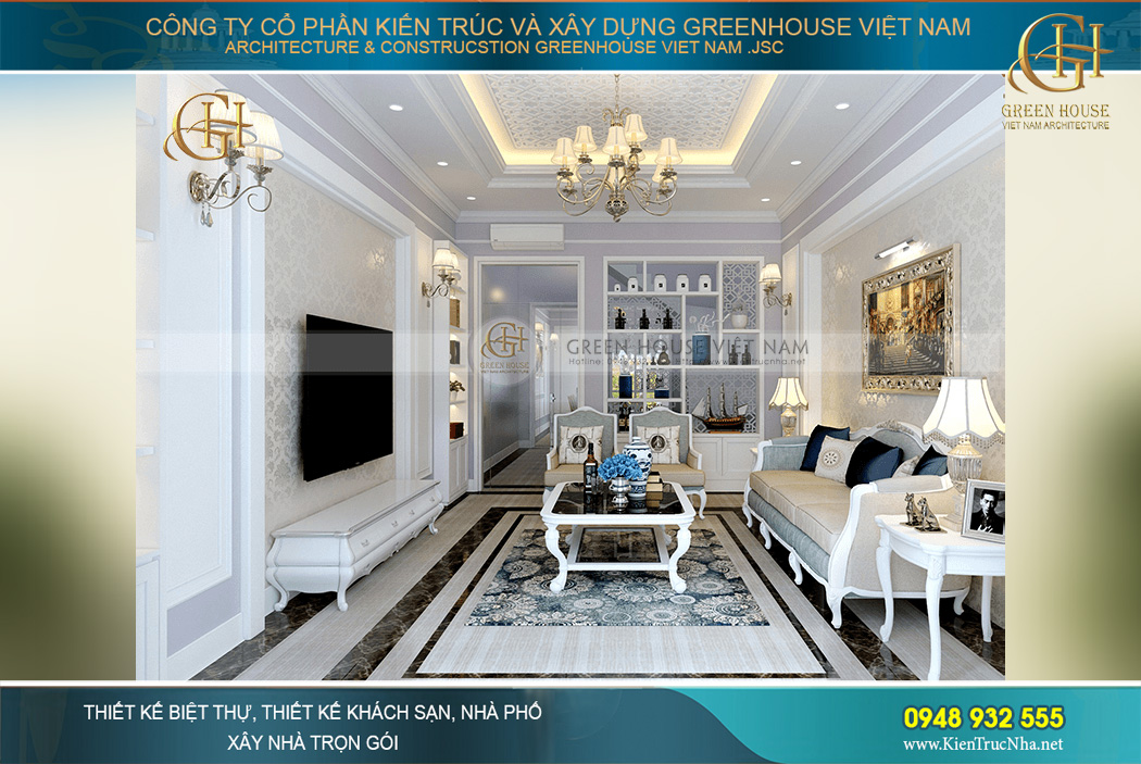 Những món đồ nội thất cao cấp được thiết kế, bố trí hợp lý và đầy tính nghệ thuật