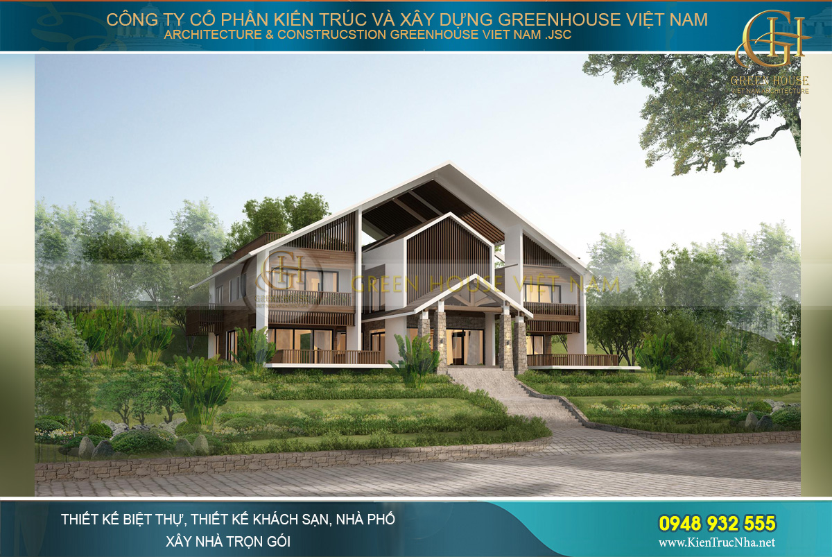 Tham khảo các mẫu biệt thự 2 tầng đẹp, đáng xây dựng nhất 2020