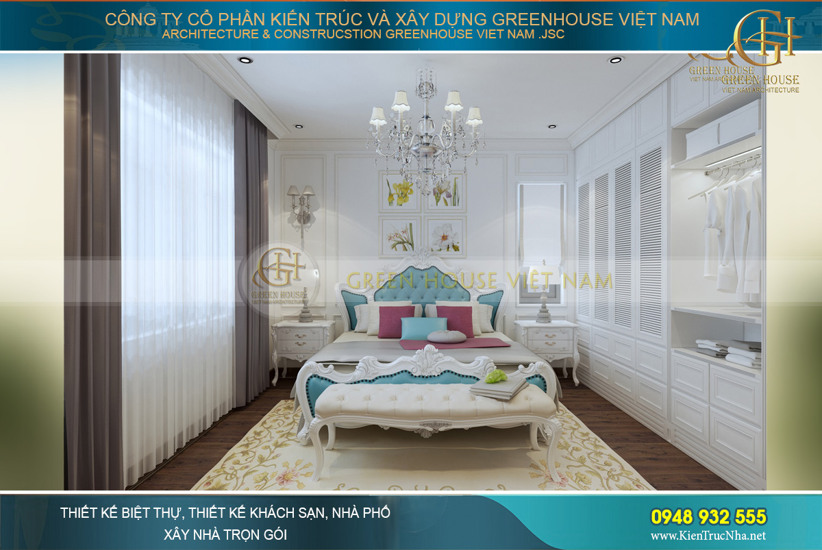 Phòng ngủ ấn tượng, xinh đẹp như của một nàng công chúa