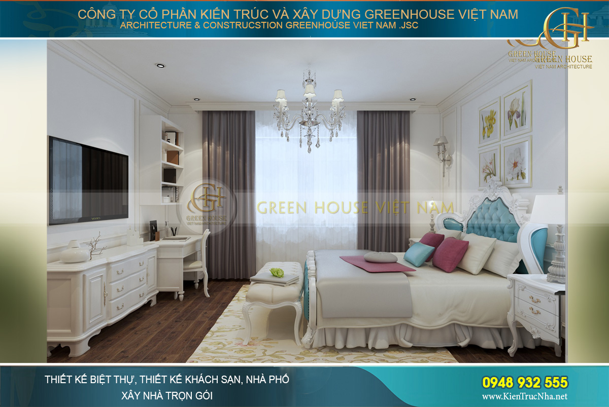 Khung cửa sổ lớn được bố trí trong mọi căn phòng để tận thu nguồn sáng tự nhiên