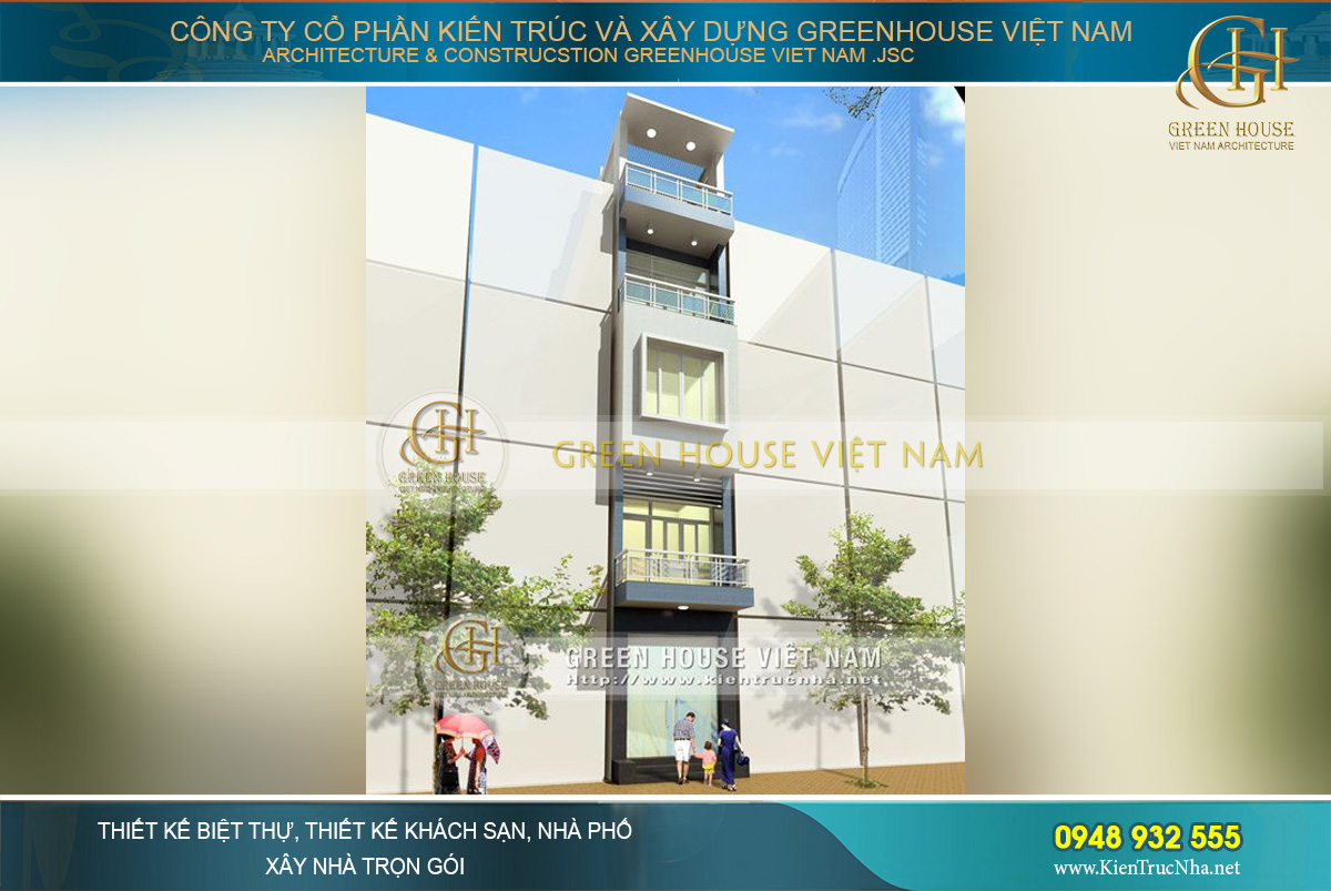 Kiến trúc sang trọng mang tính thời thượng của ngôi nhà ống 5 tầng tại Bắc Ninh