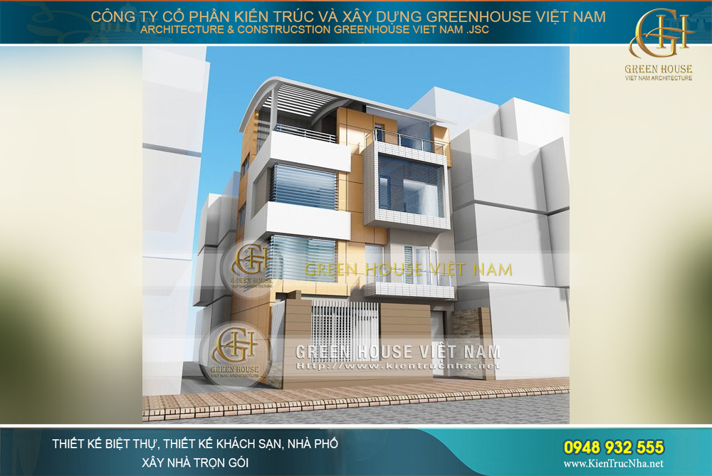 Tổng hợp thiết kế nhà phố 4 tầng theo phong cách hiện đại ấn tượng