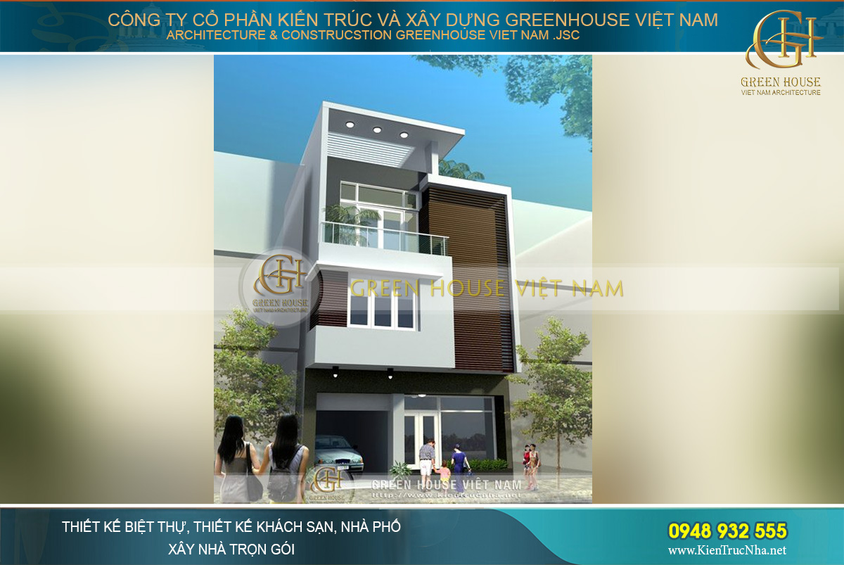 Vẻ đẹp thời thượng của mẫu thiết kế nhà phố hiện đại đẹp tại Hải Phòng