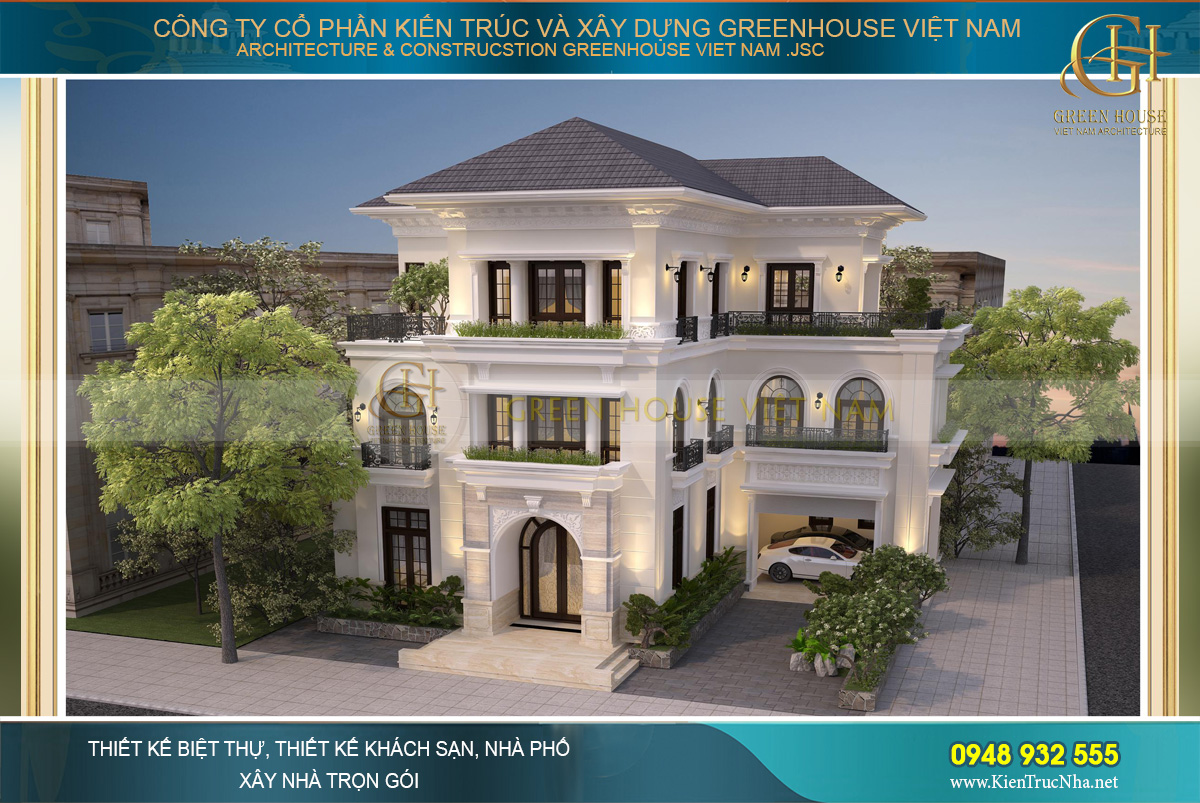 Sử dụng hệ thống cửa sổ lớn giúp gia chủ có thể ngắm nhìn cảnh vật xung quanh