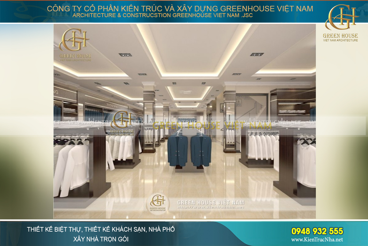 nhà ống 4 tầng kinh doanh thời trang