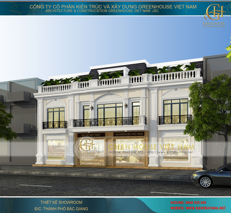 nhà ở kết hợp văn phòng, showroom nhà ở kết hợp văn phòng, showroom