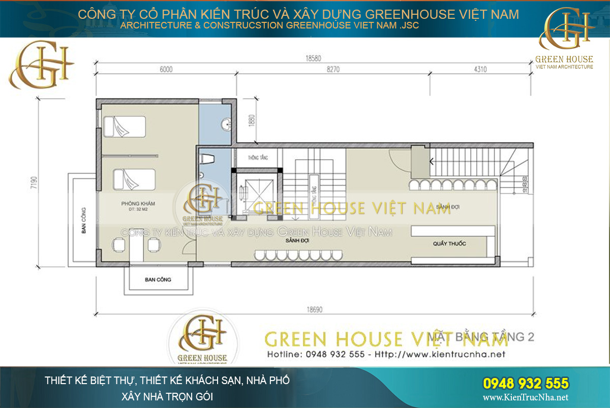 nhà phố kết hợp làm phòng khám nhà phố kết hợp làm phòng khám