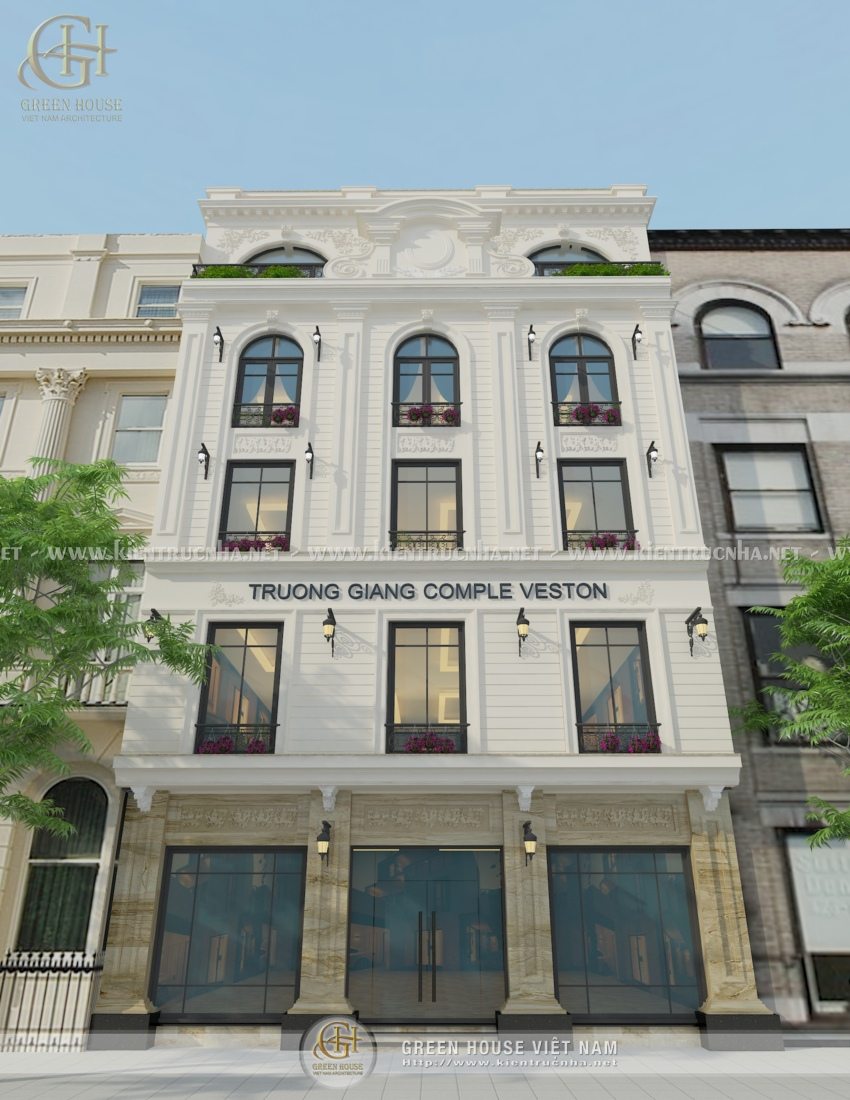 Thiết kế nhà shophouse kinh doanh thời trang Thiết kế nhà shophouse kinh doanh thời trang