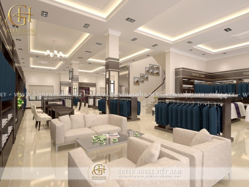 Thiết kế nhà shophouse kinh doanh thời trang Thiết kế nhà shophouse kinh doanh thời trang
