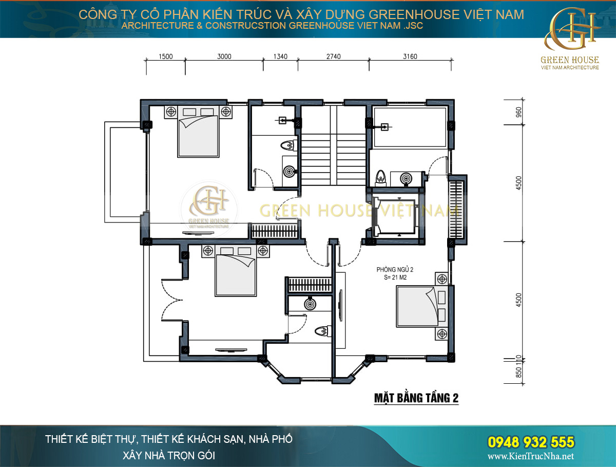 thiết kế biệt thự vinhomes riverside