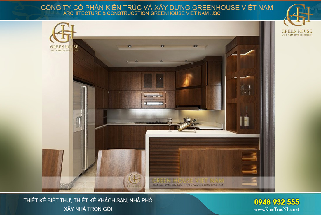 thiết kế nội thất biệt thự 4 tầng hiện đại