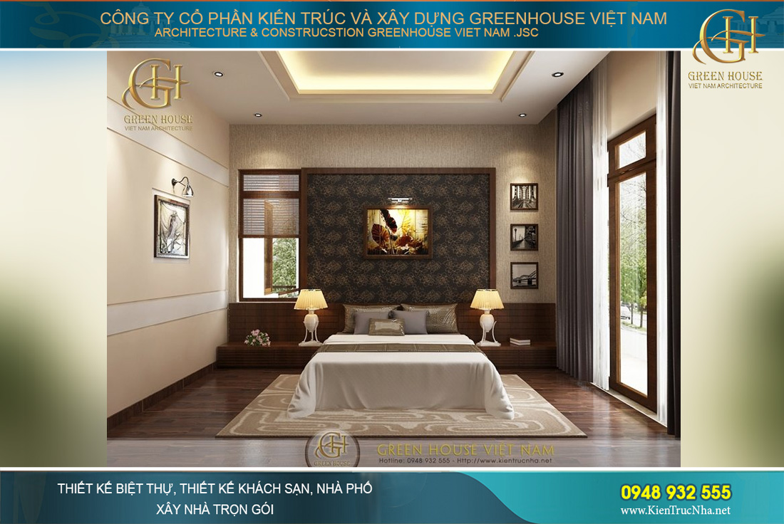 thiết kế nội thất biệt thự 4 tầng hiện đại