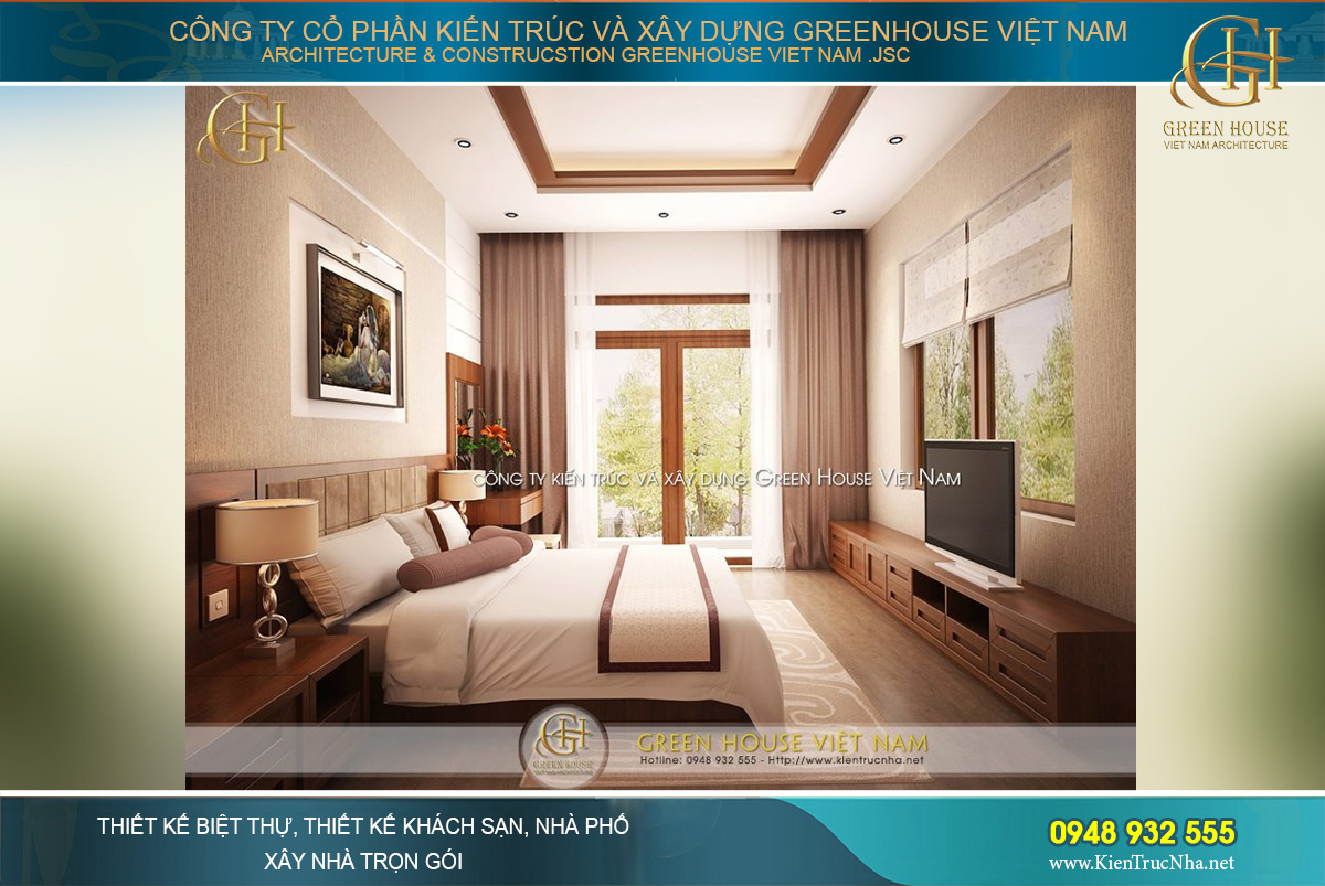 Các gam màu thiên hướng trầm như nâu, cam được dung hòa nền nã