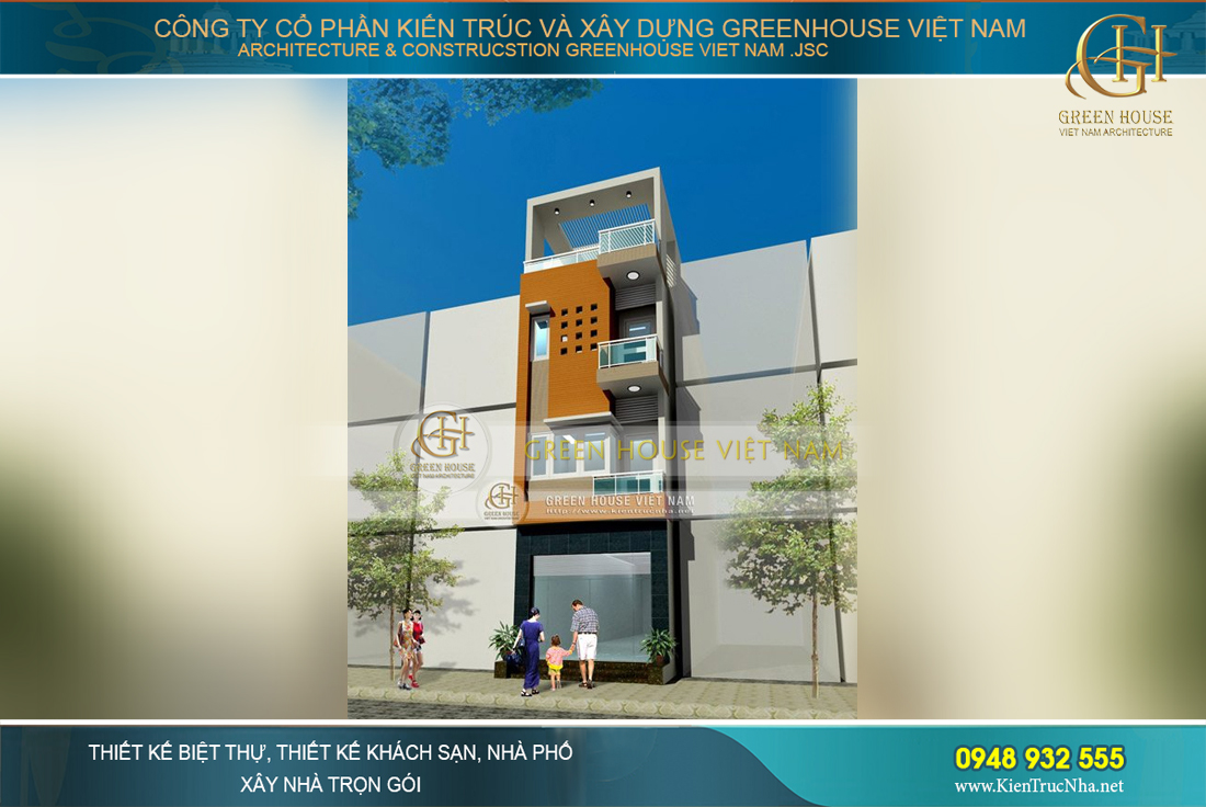 Kiến trúc hiện đại với thiết kế thông minh, hợp lý của ngôi nhà ống 3 tầng