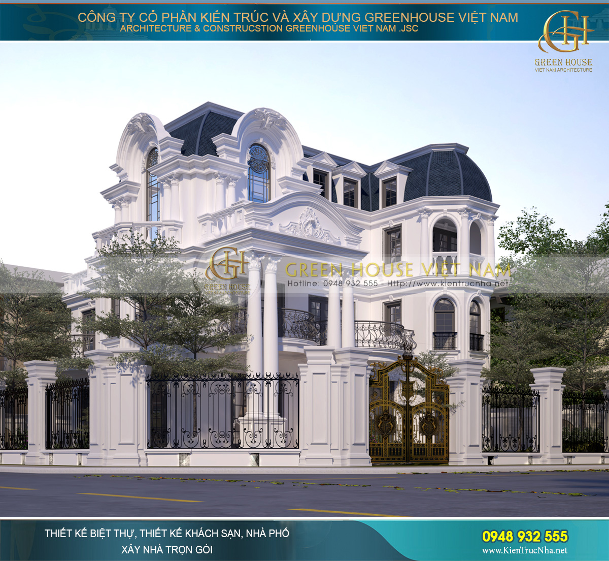 Những chi tiết trang trí, hoa văn phào chỉ được sắp xếp một cách tinh tế, vừa đủ mà không rối