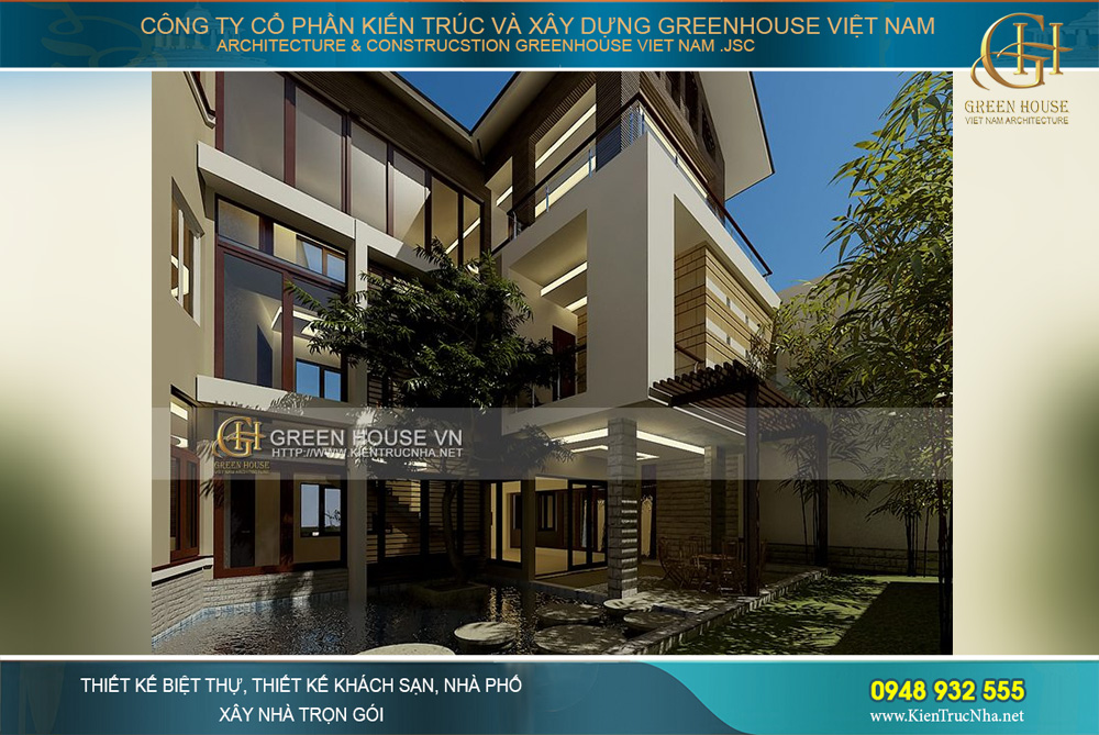 Những thiết kế tiểu cảnh hồ nước, vườn cây xanh mang đến vẻ đẹp hòa hợp với thiên nhiên