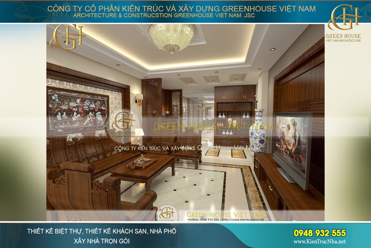 Nội thất gỗ thể hiện được nét đẹp văn hóa truyền thống của dân tộc Việt trong xây dựng