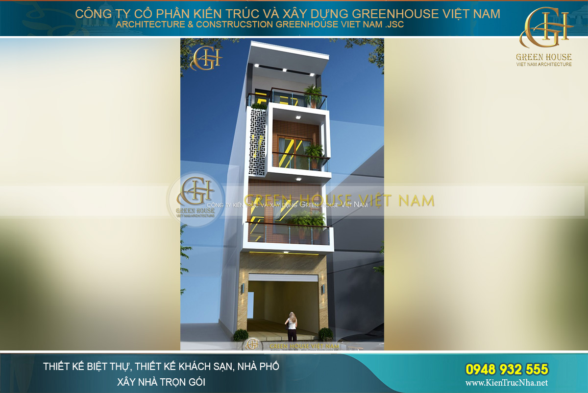 'Kiến trúc hiện đại, các chi tiết thiết kế mới lạ mang đến vẻ đẹp thời thượng, sang trọng cho ngôi nhà phố tại Bắc Giang
