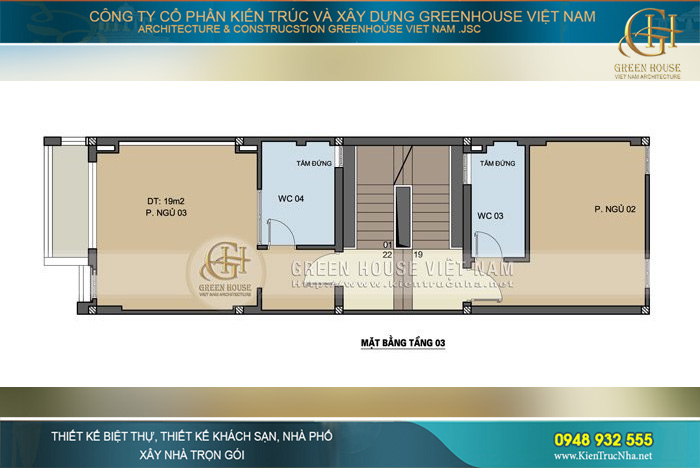 Mỗi phòng ngủ đều có thiết kế nhà vệ sinh riêng biệt phục vụ nhu cầu sinh hoạt riêng tư cho gia đình