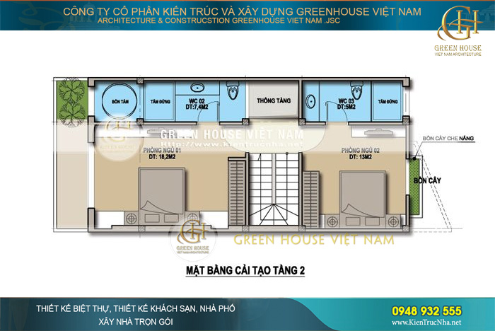 Thiết kế phòng ngủ thông minh, tiện nghi trong sinh hoạt cho các thành viên trong gia đình chú Hòa