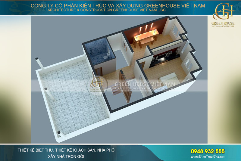 Bài trí nội thất đáp ứng đầy đủ các yếu tố sinh hoạt cơ bản của gia đình