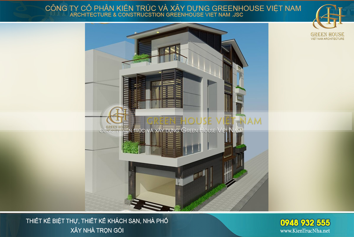 Ngôi nhà phố 4 tầng sở hữu vẻ đẹp hiện đại, thời thượng và tiện nghi trong cách bố trí
