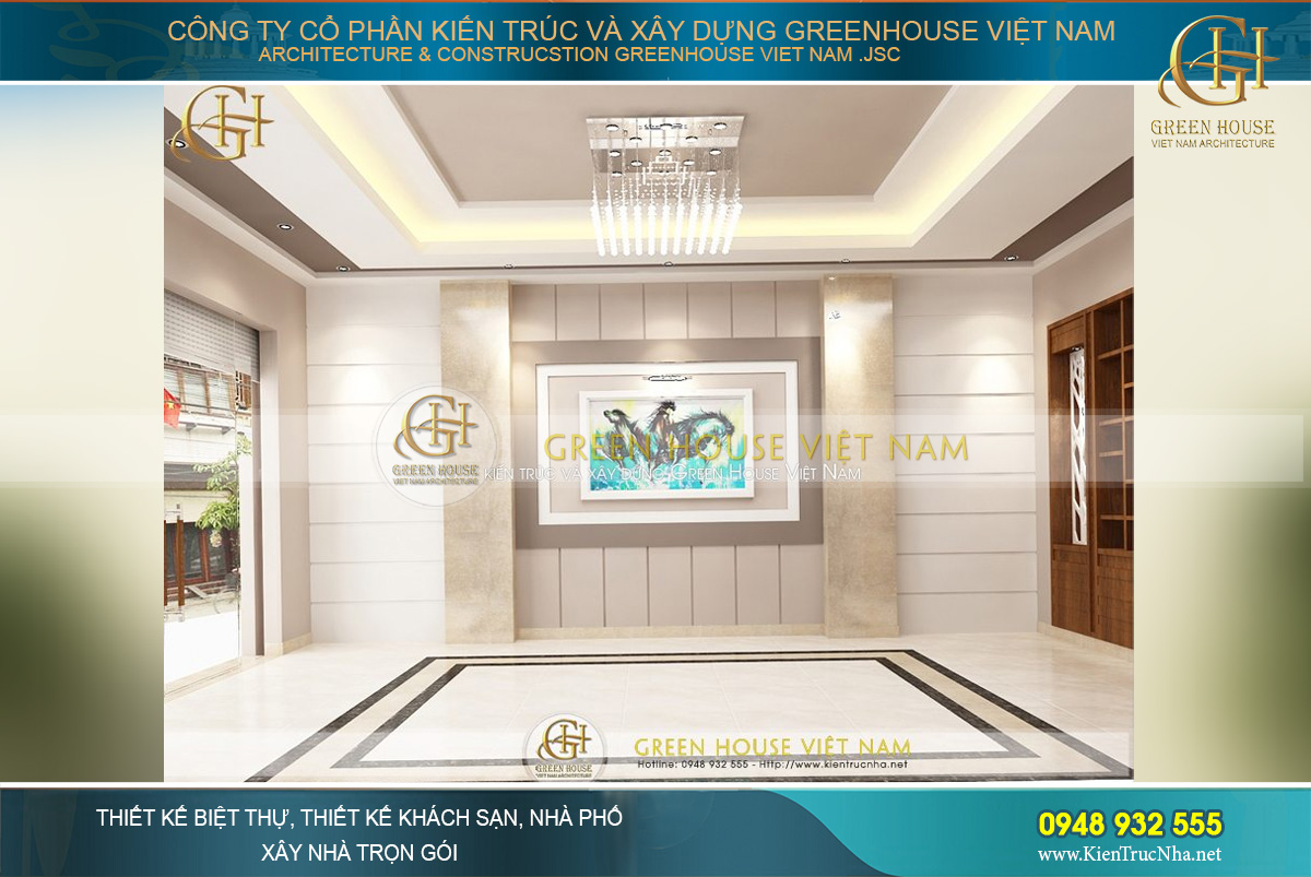 Khu vực đại sảnh đa công năng tại tầng 1