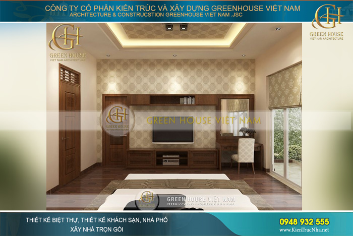 Diện tích trong phòng được cân đối hợp lý, đảm bảo những công năng sinh hoạt cá nhân theo yêu cầu