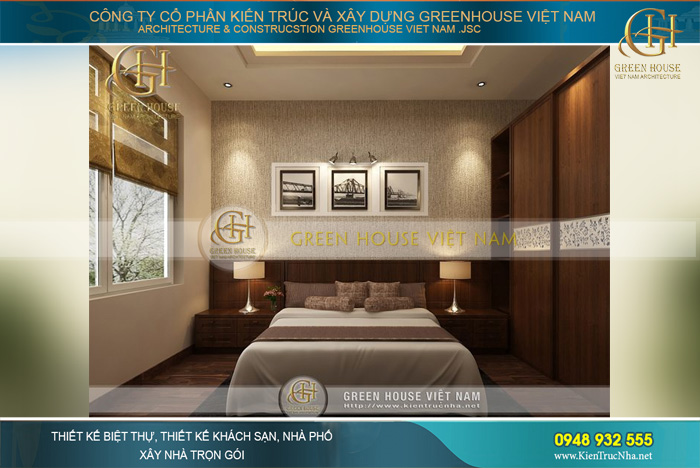 Căn phòng ngủ nào cũng được đảm bảo tiện ích sinh hoạt cơ bản
