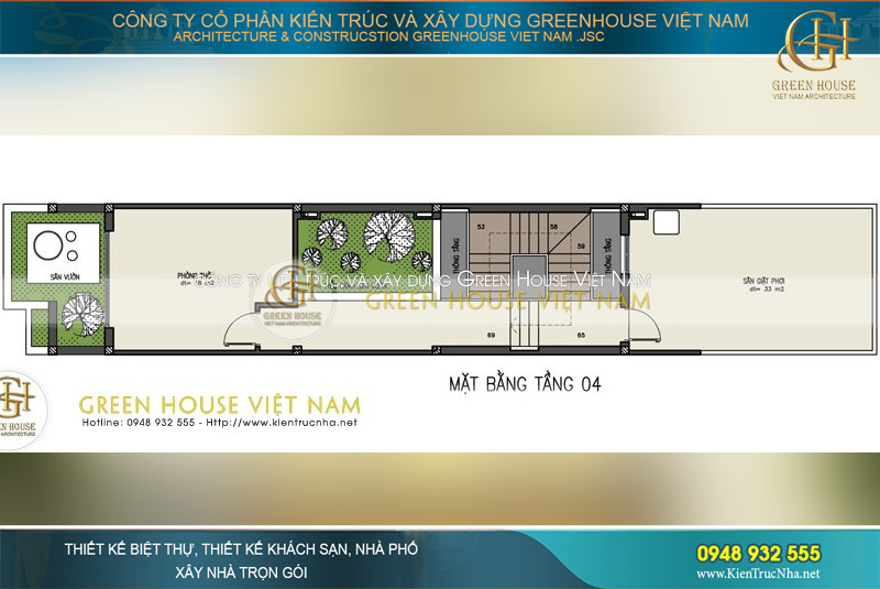 Phòng thờ luôn được xây dựng trên tầng cao nhất để hợp phong thủy, làm nên một không gian linh thiêng